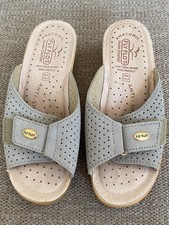 Womens FLY FLOT  Gray Slip On