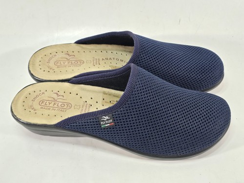 Fly flot mules blue mesh - mules,