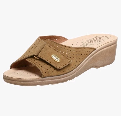 Fly flot tan suede - fly, perforated